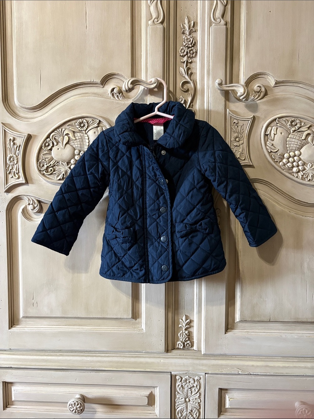 Gymboree Navy Quilted Puffer Jacket
